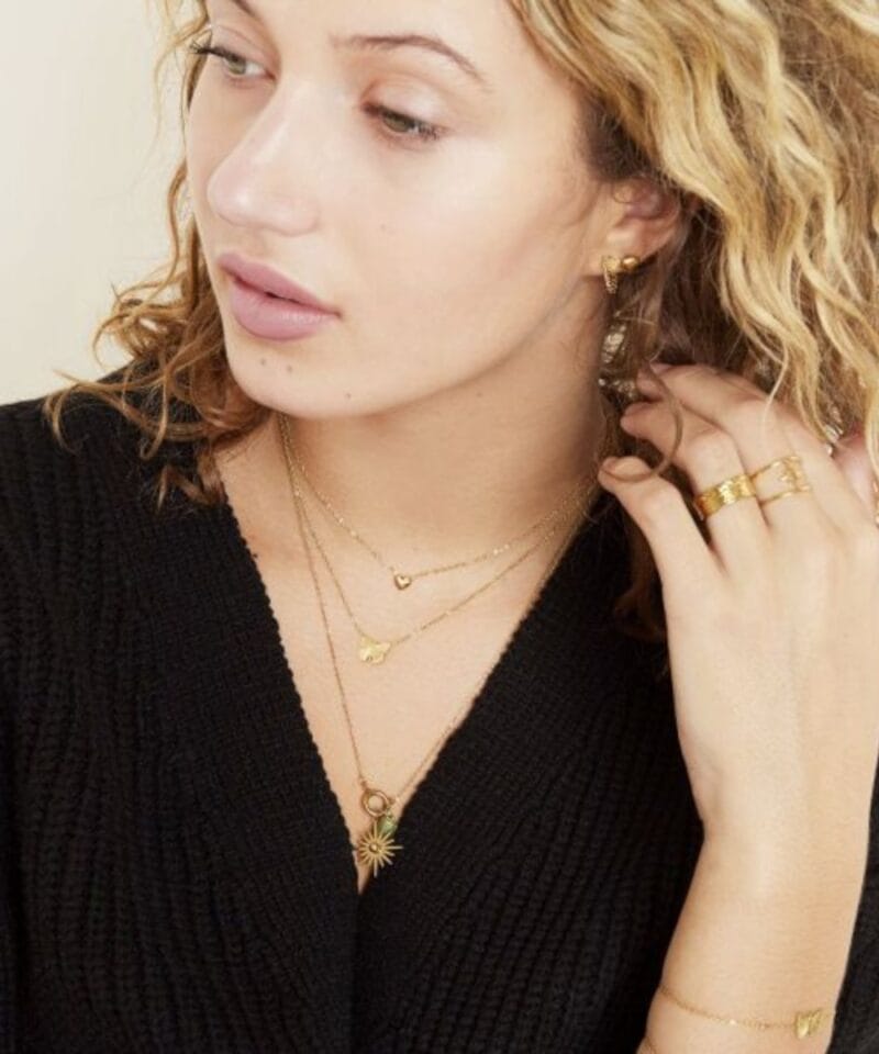 Ketting-My-Butterfly-goud-gouden-dames-ketting-vlinder-bedel-rvs-sieraden-kopen model-Photoroom