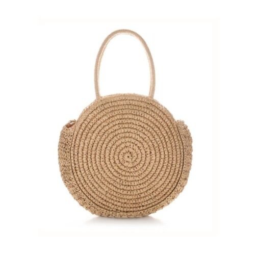 Khaki Beachbag Round Bliss XL-khaki-trendy-papieren-rieten-gevlochten-schoudertas-strandtassen-kopen-bestellen2