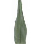 Leren Boho Shopper leger groen groene army leren handtas handtassen shoppers ruime tassen metallic leer kopen bestellen zij