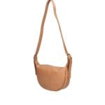 Leren Crossbody Tas Paris cognac trendy luxe leren italiaans leder crossbody tassen kopen bestellen side