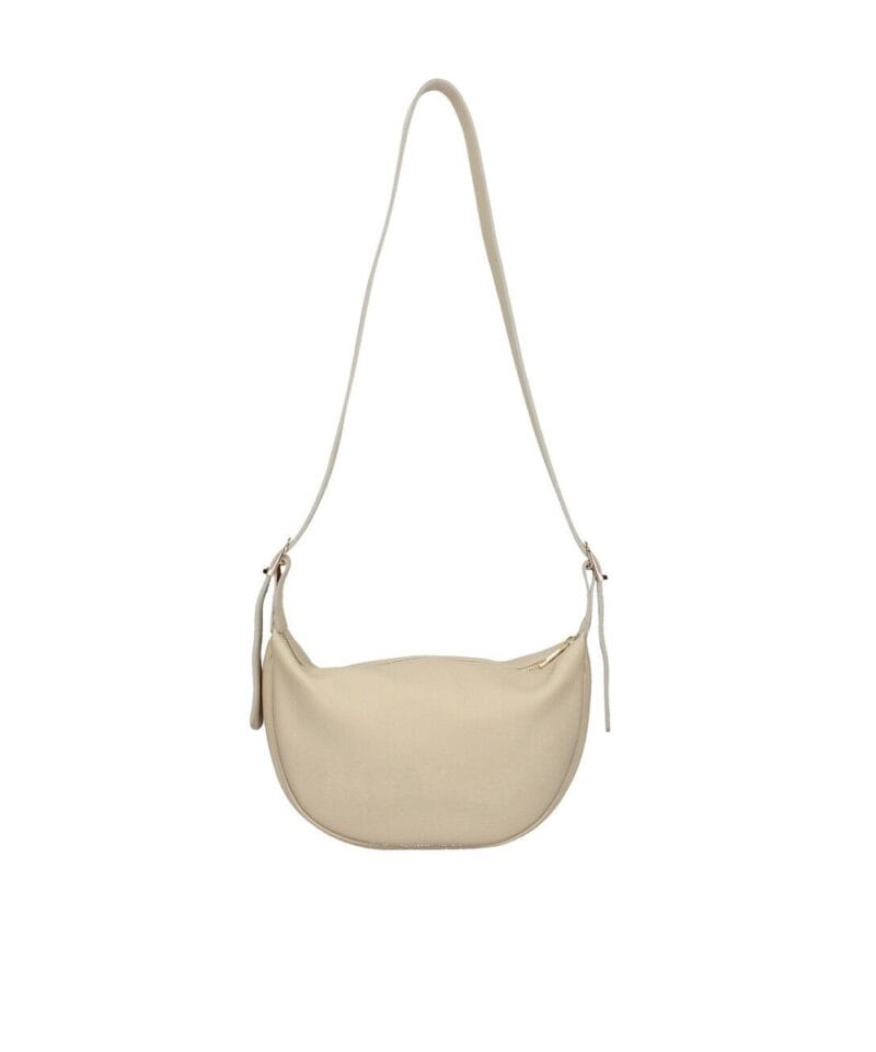 Leren Crossbody Tas Paris taupe trendy luxe leren italiaans leder crossbody tassen kopen bestellen