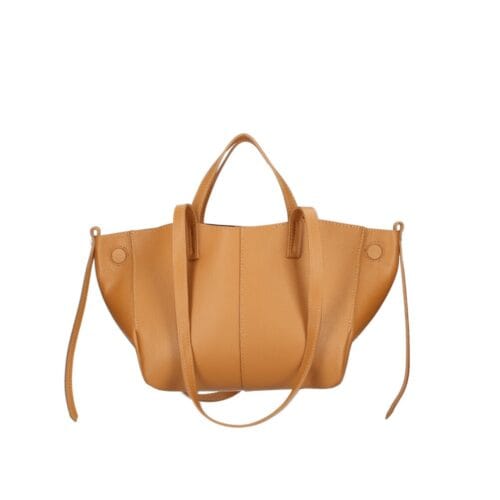 Leren Handtas Fiamma Tote cognac ruime leren handtassen shoppers crossbody tassen leer leder kopen bestellen italiaans3