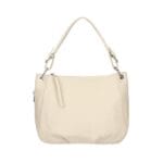 Leren Handtas Otilia beige ruime zacht leren handtassen rits detail trendy unieke italiaans leren tassen kopen bestellen