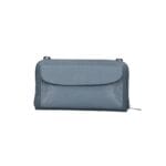 Leren Portemonnee met telefoonvak hemelsblauw blauwe leren telefoontasjes portemonee schoudertas hengsel festival tas bestellen kopen