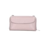 Leren Portemonnee met telefoonvak poeder roze pink leren telefoontasjes portemonee schoudertas hengsel festival tas kopen bestellen