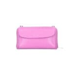 Leren Portemonnee met telefoonvak roze hot pink leren telefoontasjes portemonee schoudertas hengsel festival tas kopen bestellen nu