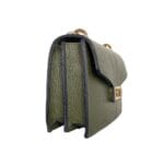 Leren-Schoudertas-Classy-U-groen-groen-army-green-stevige-trendy-leren-schoudertas-tas-itbag-gouden-kettinghengsel-look-a-like-bags-kopen-bestellen-side