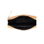 Leren Schoudertas Fiona cognac shoudertassen crossbodytas dames gouden kettinghengsel kopen bestellen details1