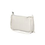 Leren Schoudertas Fiona grijs grijze shoudertassen crossbodytas dames gouden kettinghengsel kopen bestellen 1