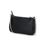 Leren Schoudertas Fiona zwart zwarte shoudertassen crossbodytas dames gouden kettinghengsel kopen bestellen 1