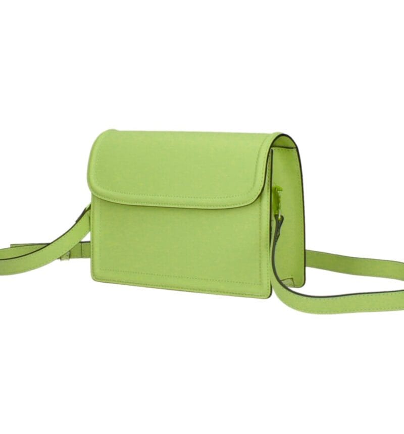Leren Schoudertas Gayll moss groen groene stevige leren schoudertassen crossbodytassen italiaans leder kopen bestellen