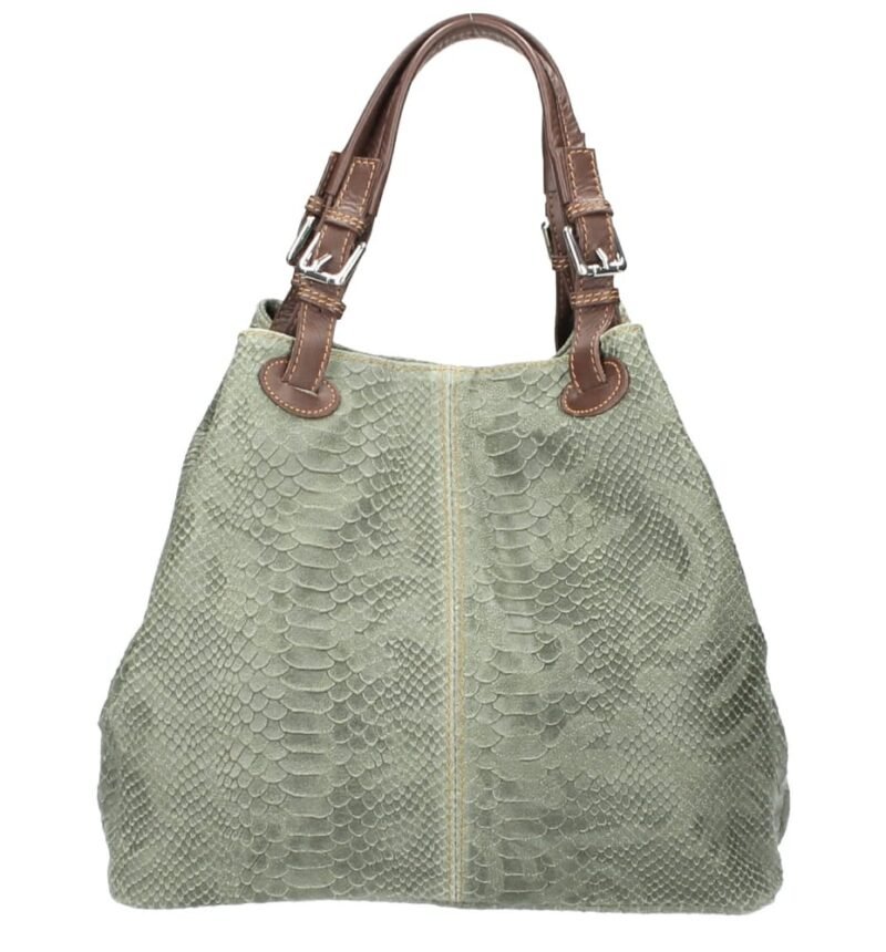 Leren Schoudertas Python mint slangenprint leren schoudertassen luxe trendy italiaanse leder tassen kopen bestellen
