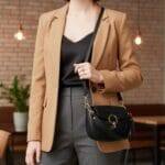 Leren Schoudertas Ring Sluiting zwart zwarte ronde-gouden-draaislot-unieke-stevige-leren-tassen-italiaans-leder-kopen-bestellen model