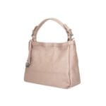 Leren Schoudertas Sherry poeder roze leren schoudertassen kantoor hang detail leuke trendy tassen kopen bestellen