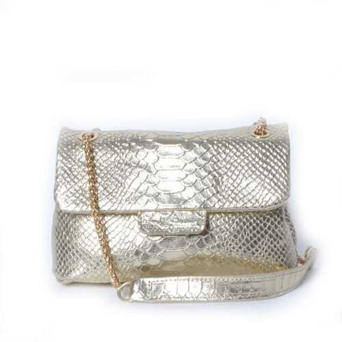 Leren-Schoudertas-Snake-Metallic-goud-gouden-lederen-leer-tassen-itbags-look-a-like-tassen-giulian-gouden-ketting-hengsel-bestellen-kopen