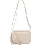Leren-Schoudertas-Stina double Tassle-beige trendy--tas-met-2 kwastjes-leder-fashion-tas-kopen-bestellen-