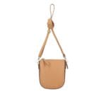 Leren Schoudertas Vera cognac schoudertassen leer leder italiaans zilver beslag trendy fashion bags kopen bestellen