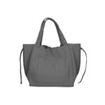 Leren Shopper Leira donker grijs grijze grote leren handtassen leder voorvak magneetsluiting trendy leer tassen kopen bestellen etui