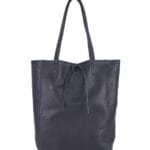 Leren-Shopper-Simple- donker blauw blauwe lederen-shoppers-grote-tassen-handtassen-kopen-kantoortassen-Italiaanse-tassen-kopen-