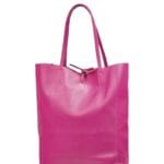 Leren-Shopper-Simple-fuchsia lederen-shoppers-grote-tassen-handtassen-kopen-kantoortassen-Italiaanse-tassen-kopen- bestellen leder