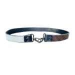 Leren Tassenhengsel Koevacht bagstrap koeien vacht dierenhuid skin lederen dierenhuid tassen hengsels losse hengsel voor tassen kopen bestellen