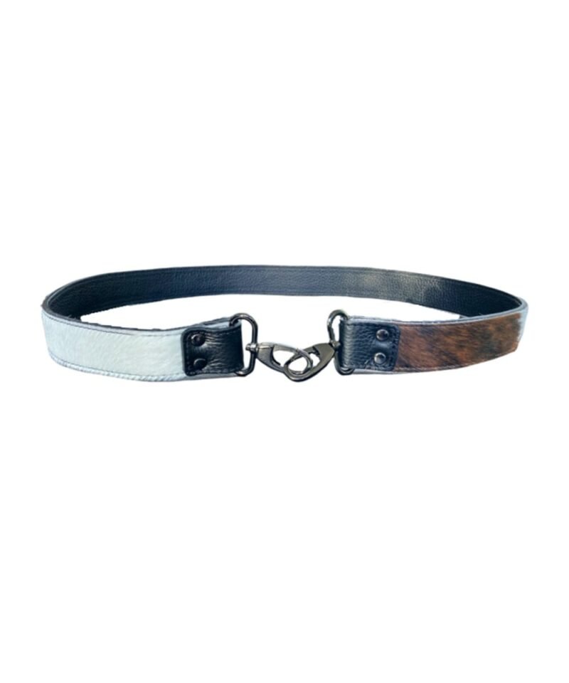 Leren Tassenhengsel Koevacht bagstrap koeien vacht dierenhuid skin lederen dierenhuid tassen hengsels losse hengsel voor tassen kopen bestellen