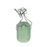 Leren Telefoontasje Giorga mint groen groene kleine schoudertassen crossbodytas dames tasjes kopen bestellen festival