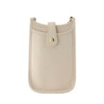 Leren Telefoontasje Peyton beige schoudertasjes telefoon tasjes crossbody tasjes leer leder kopen bestellen italiaans