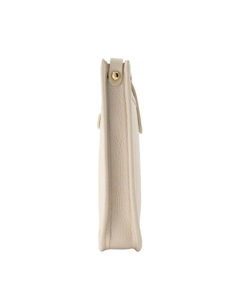 Leren Telefoontasje Peyton beige schoudertasjes telefoon tasjes crossbody tasjes leer leder kopen bestellen italiaans side1