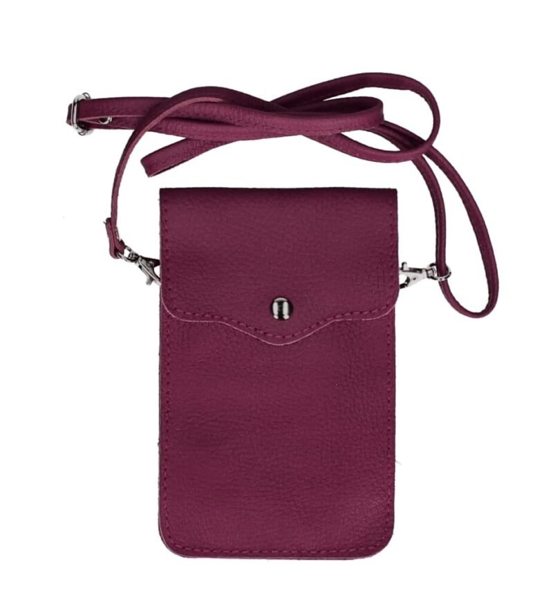 Leren-Telefoontasje-Simply-Basic wijnrood bordeaux-bags-tassen-telefoon-tasjes-schoudertasje-handige-tas-kopen-bestellen-lederen-phonebag-lang-2-vakken-leer-tasjes