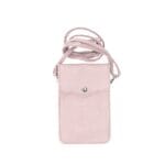 Leren-Telefoontasje-Simply-Basic- poeder roze -tassen-telefoon-tasjes-schoudertasje-handige-tas-kopen-bestellen-lederen-phonebag-lang-2-vakken-leer