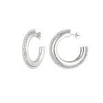 RVS Oorbellen Round Dots -Oorbellen-Creolen-ronde-grote-statement-oorbellen-dames-sieraden-yehwang-kopen-bestellen-rvs-