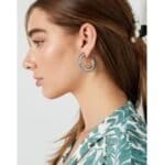 RVS Oorbellen Round Dots -Oorbellen-Creolen-ronde-grote-statement-oorbellen-dames-sieraden-yehwang-kopen-bestellen-rvs-details