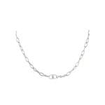 RVS-Schakelketting-good life-zilver-zilveren-dames-kettingen-geluk-bedel-strass-steentjes-sieraden-kopen-bestellen