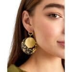 RVS Statement Oorbellen Round RVS-Statement-Oorbellen-Round-gouden-stainless-steel-oorbellen-circels-print-kopen-bestellen-yehwang2