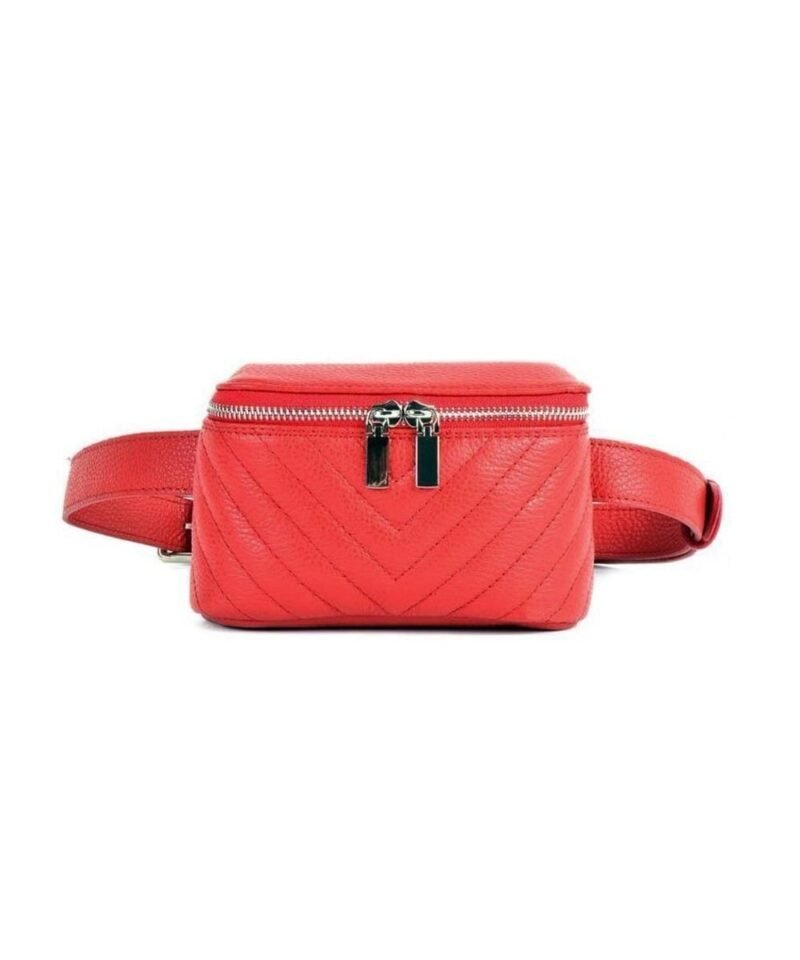 Rode Leren Heuptas Lines-rood-rode-beltbag-belt-purse-riemtas-heuptasje-met-riem-fashion-festival-musthave-look-a-like-tassen-online-giuliano-leer-rits
