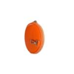 Ronde leren Portemonnee oranje oranje met haakje voor hengsel leer portemonnees kopen bestellen zij