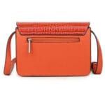 Schoudertas Billy Ring-oranje-orange-kunstlederen-croco-tassen-goud-beslag-ring-slot-trends-luxe-achter