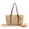 Strandtas Betsy beige rieten rattan strandtassen kwastjes trendy fashion beachbags tassen kopen bestellen detail