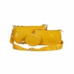 Tas-Trio-Pouch-Croco-geel gele-drie-losse-tasjes-kunstleder-look-a-like-3-delige-croco-tassen-kopen-bestellen-trendy-tassen-onlin