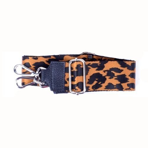 Tassenhengsel Leopard Love-zwarte-leer-camel-leopard-print-tassenhengsels-zilver-losse-hengsels-bagstraps-kopen-gekleurde-leopard-print-bestellen-bagstrap-kopen