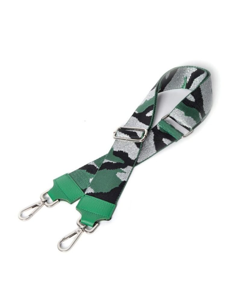 Tassenhengsel special-Army-groen-groene-zwart-legerprint-bagstraps-schouderbanden-leer-tassen-giuliano-kopen-bestellen-online