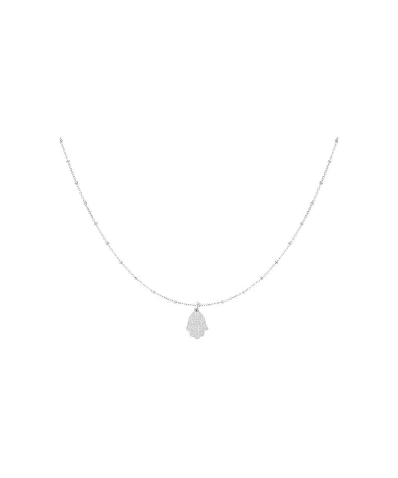Zilveren-RVS-Ketting-Hand-fatima zilverkorte-dames-kettingen-hand-van-fatima-bedel-trendy-necklages-sieraden-kopen-bestellen-yehwang
