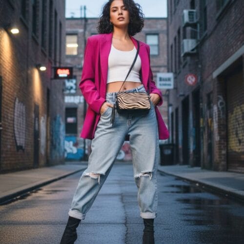 Zwarte Leren Schoudertas Zebra Tassle bruin zwarte dierhuid met zebraprint leren schoudertassen goud beslag kwastje italiaans leren tassen kopen bestellen model