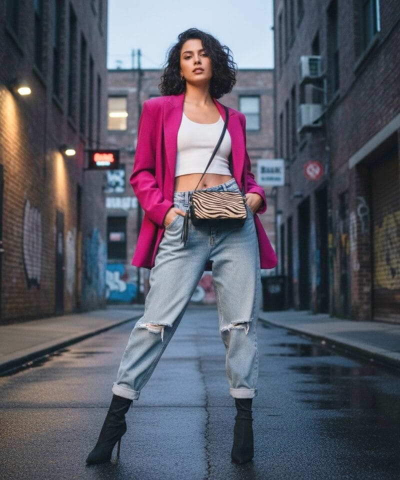 Zwarte Leren Schoudertas Zebra Tassle bruin zwarte dierhuid met zebraprint leren schoudertassen goud beslag kwastje italiaans leren tassen kopen bestellen model