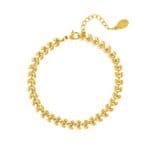 Armband-Blaadjes-goud-gouden-korte-dames-armbanden-bracelets-met-blaadjes-patroon-rvs-roest-vrij-staal-yehwang-sieraden-accessoires-kopen-bestellen-