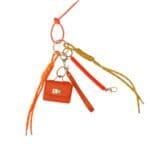 Bag Charm Baggy Love oranje grote bagcharm tas accessoires trendy musthaves
