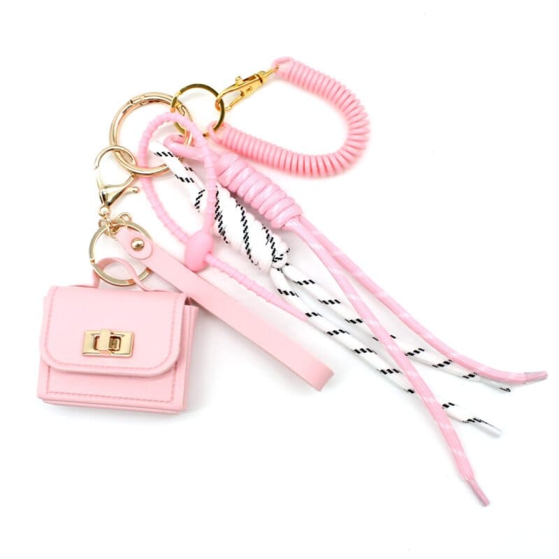 Bag Charm Baggy Love roze grote bagcharm tas accessoires trendy musthaves