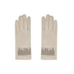 Beige Suedine Handschoenen Sparkle beige dames handschoenen winter strass steentjes kopen bestellen