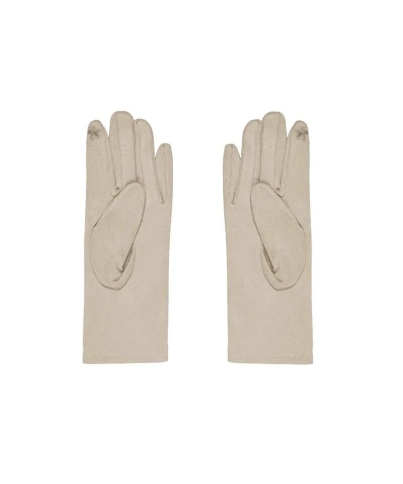 Beige Suedine Handschoenen Sparkle beige dames handschoenen winter strass steentjes kopen bestellen achter